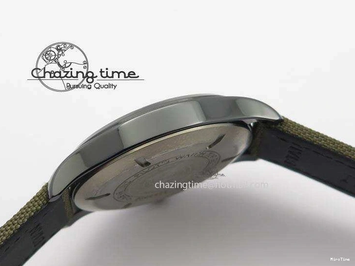 MIROTIME 0304 SunProtective MARK XVII IW324702 Real Ceramic MK Best Edition Green Dial On Green Nylon Strap A 7288